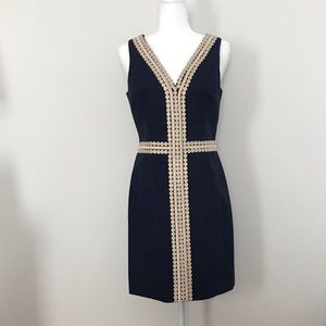 Navy and Gold Lilly Pulitzer dress